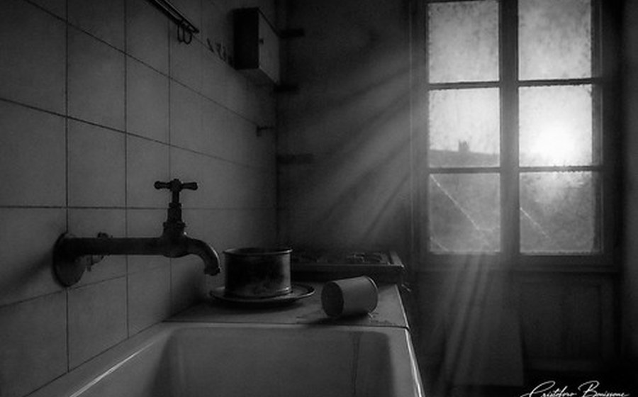 Old Kitchen BN, photograph by Cristoforo Bonissone